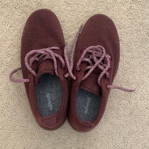 Brand new burgundy allbirds